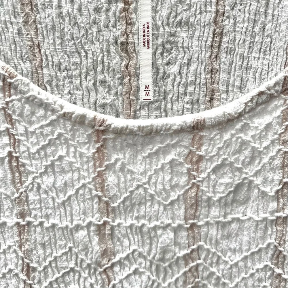 Free People Obi Posey Linen blend tank tunic. Ivory/beige. Size M. - Picture 7 of 10